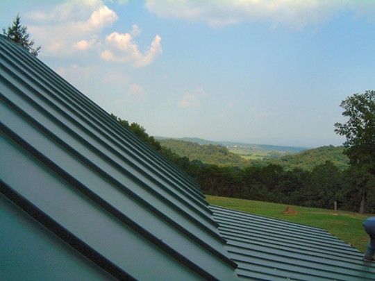 Hartford Green Standing Seam Metal Roof