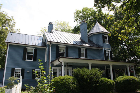 Matte Black Standing Seam Metal Roof