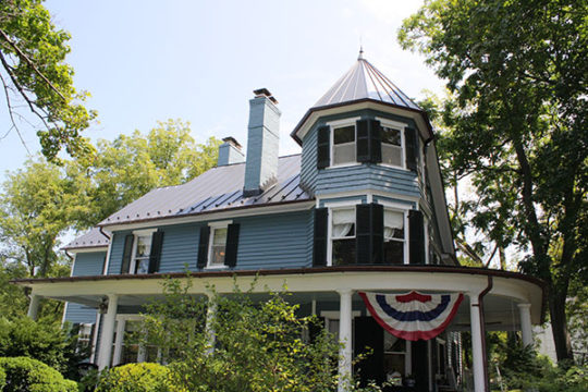 Matte Black Standing Seam Metal Roof