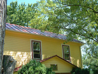  Colonial Red Standing Seam Metal Roof