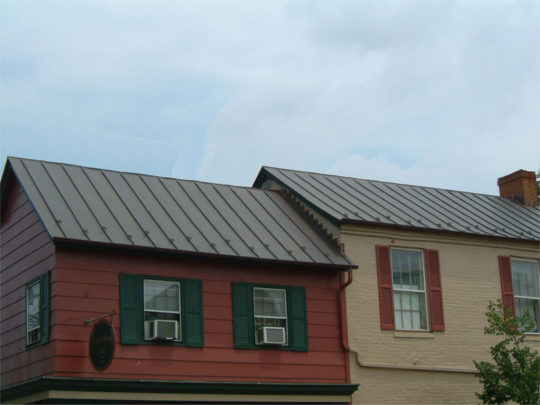 Copper Standing Seam Metal Roof