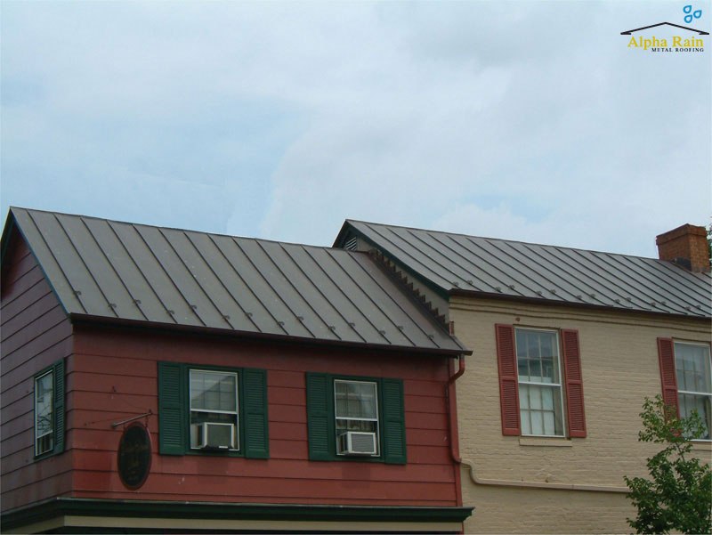 Copper Standing Seam Metal Roof