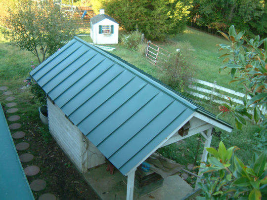 Standing Seam Metal Roof In Evergreen Design