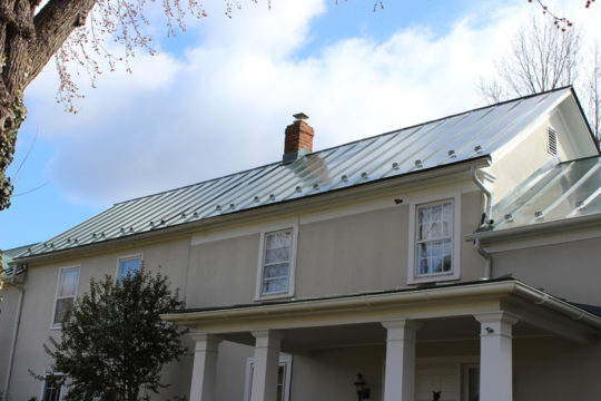 Hartdord Green Standing Seam Metal Roof