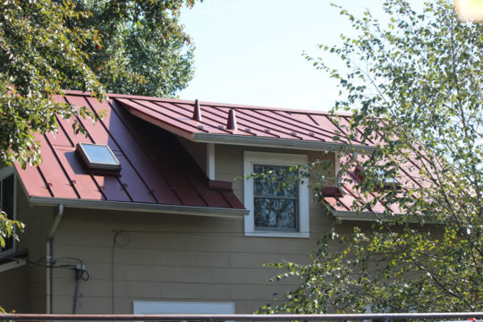 Standing Seam Roof Available In Colonial Red