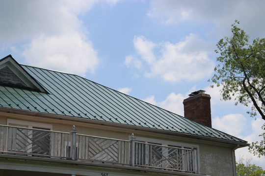 Forest Green Standing Seam Metal Roofs