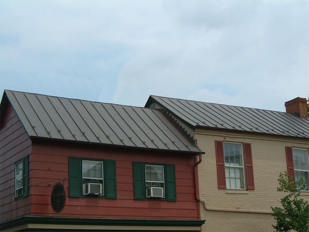 Copper Standing Seam Metal Roofing